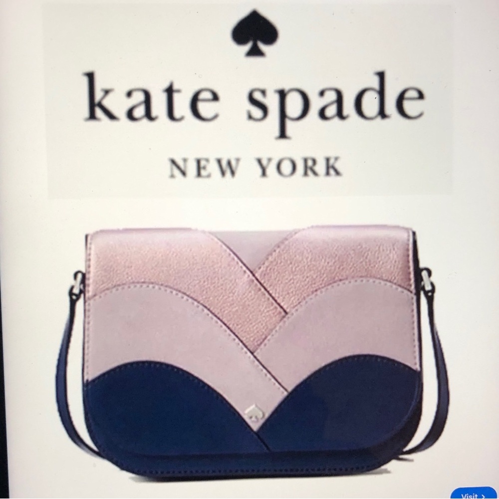 Kate Spade Nadine Suede and Leather Patchwork Crossbody NWT